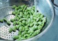 茭白炒毛豆籽的做法 步骤5