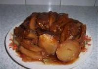 软绵的土豆扣肉的做法 步骤12