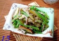 双脆香干炒肉丝的做法 步骤15