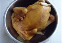 熏烤三黄鸡的做法 步骤5