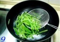 双脆香干炒肉丝的做法 步骤9