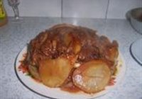 软绵的土豆扣肉的做法 步骤10