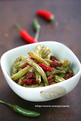 家常干煸四季豆
