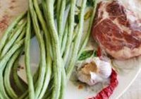 肉丝炒豇豆的做法 步骤1