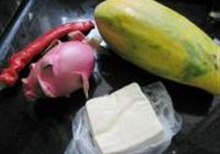 水果豆腐捞的做法 步骤1