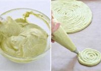 抹茶栗子蛋糕的做法 步骤4