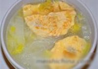 大白菜蛋饺粉丝汤的做法 步骤4
