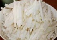 萝卜丝炒银鱼干的做法 步骤2