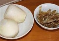 萝卜丝炒银鱼干的做法 步骤1