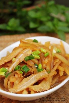 萝卜丝炒银鱼干