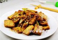 葱爆孜然豆腐的做法 步骤8