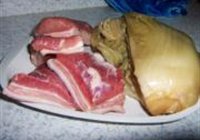 酸菜粉丝白肉的做法 步骤1