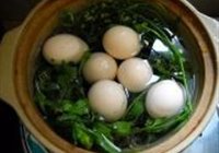 地菜花煮鸡蛋的做法 步骤4
