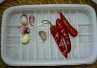 辣炒蒜香菜梗的做法 步骤2