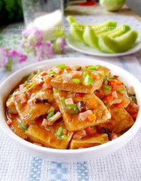 浇汁豆腐