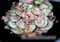 青瓜烩肉片的做法 步骤8