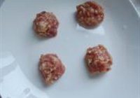 迷你四喜丸子的做法 步骤5