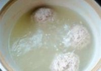 清炖狮子头的做法 步骤12