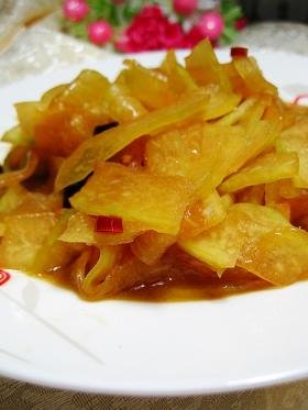 炒酸辣西瓜皮