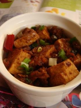 豆豉鲮鱼烧豆腐