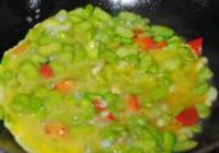 蚕豆炒鸡蛋的做法 步骤7
