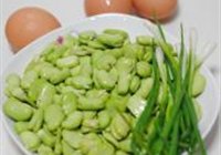 蚕豆炒鸡蛋的做法 步骤1
