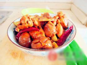 板栗烧鸡块