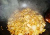 糖醋烧白菜的做法 步骤4