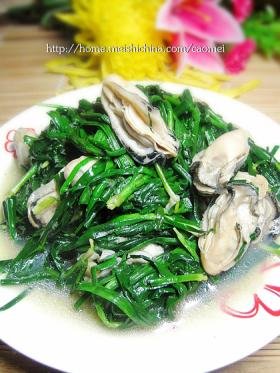 韭菜烧蚝