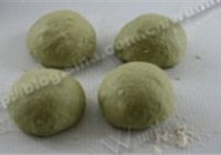 天然抹茶戚风面包的做法 步骤7