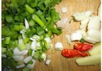 杭椒炒青豆丹的做法 步骤3