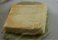 天然抹茶戚风面包的做法 步骤8