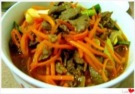 腊牛肉炖胡萝卜