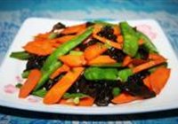 荷兰豆炒木耳的做法 步骤9