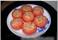 什菌酿番茄的做法 步骤7