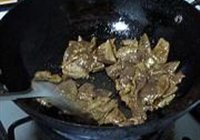 大葱炒猪肝的做法 步骤4