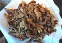 野生芦蒿炒肉丝的做法 步骤9