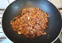 野生芦蒿炒肉丝的做法 步骤8