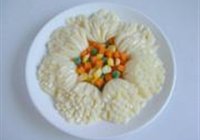 浇汁菊花玉子的做法 步骤7