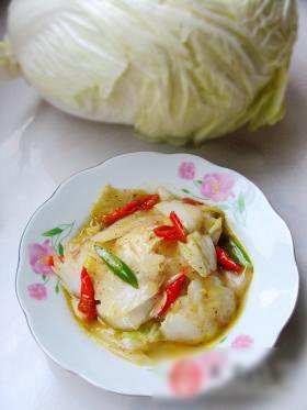 酸辣白菜梗