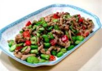 鸡腿菇炒芽豆的做法 步骤9