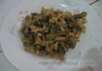 茭白炒三丁的做法 步骤2