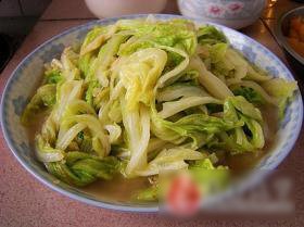 蒜香白菜叶