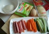 香肠鸡蛋卷饼的做法 步骤3