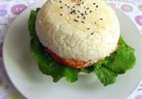 烤肉米饭汉堡的做法 步骤12