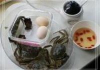 蟹黄山菇滑蛋羹的做法 步骤1