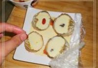 蟹黄山菇滑蛋羹的做法 步骤8