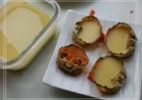 蟹黄山菇滑蛋羹的做法 步骤5