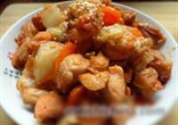 春川炒鸡排的做法 步骤7