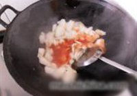 茄汁白菜梗的做法 步骤5